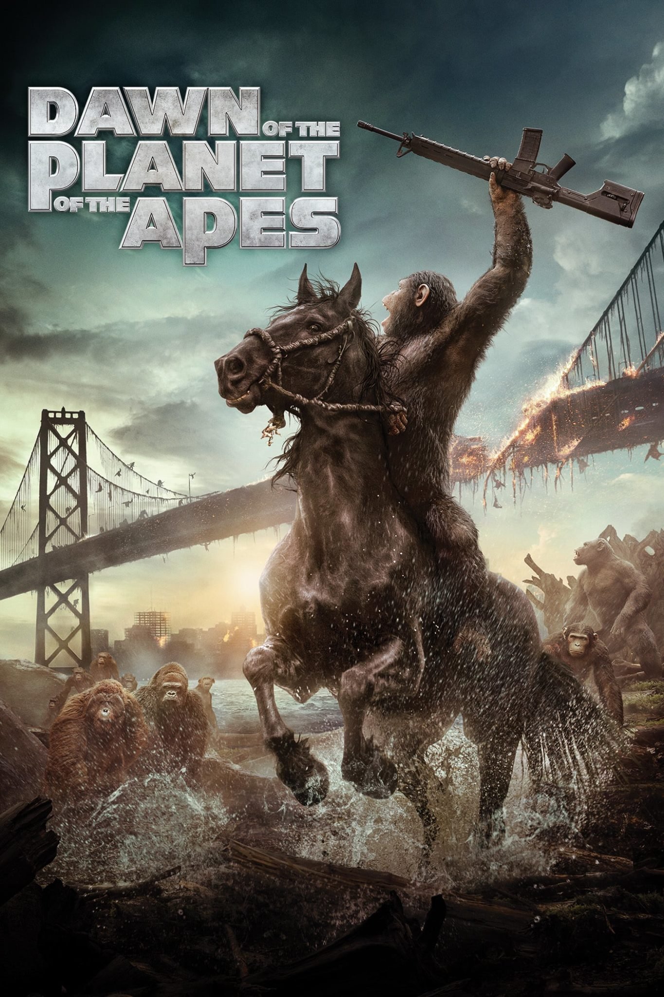 Dawn of the Planet of the Apes 2014 Dual Audio Hindi Dubbed GDrive